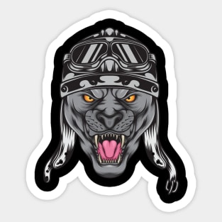 Panther Rider Sticker